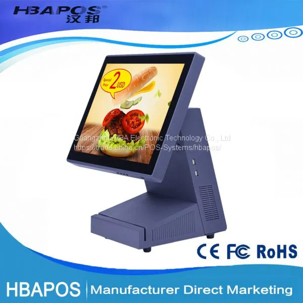 HBA-Q5 15 Inch Touch Screen Pos System/pos Terminal/cash Register photo-5