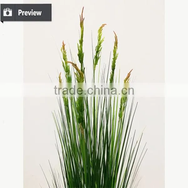 110 / 140 / 170cm Dongguan Artificial Grass Potted Onion Grass With Wheat Spray for Indoor Decoration photo-3