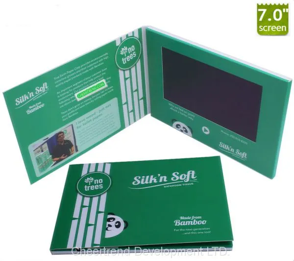 Hot Selling 7 Inch LCD Screen Digital Video Brochure With High Quality photo-2
