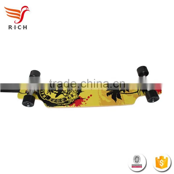 HFCW06 Custom 41X9 '' 4 Wheel Chinese Maple Skateboard Complete photo-2