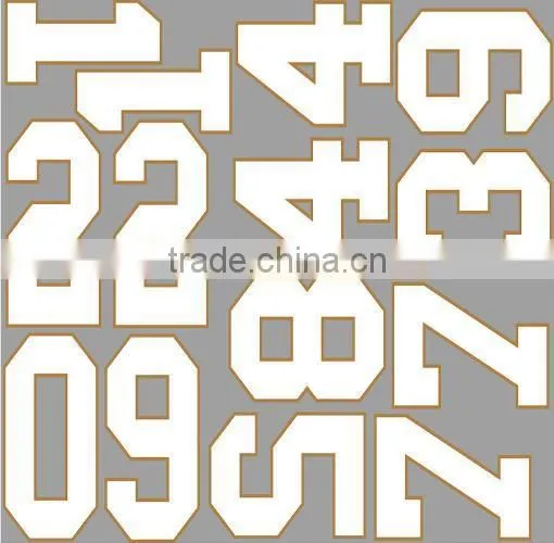 Custom Heat Transfer Sticker Basketball/Football Team Logo Plastisol Transfer For T-shirt photo-3