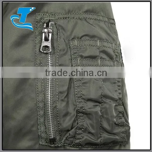 Waterproof OEM Men Flight Bomber Jacket photo-2