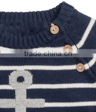 New Fashion Stripe Modern Hot Little Boy Sweater photo-2
