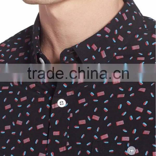 Energetic Style Latest Design Cotton Shirt for Men 2016 photo-4