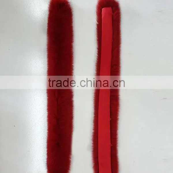 BBG-H-22 Wholesale Soft Natural Color Cheap Fox Fur Trim photo-6