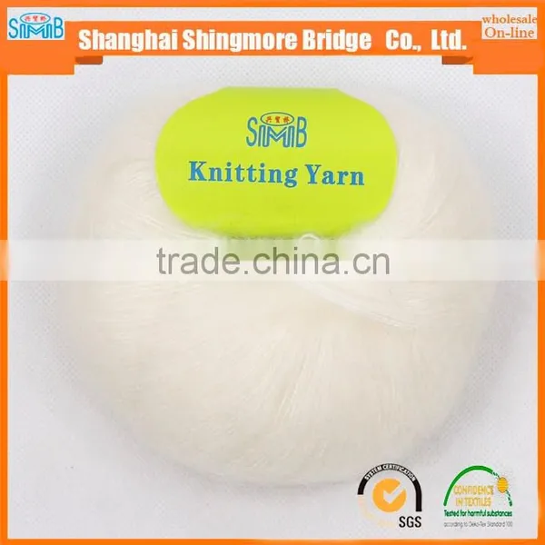 Oeko Tex Standard Supply Free Samples in High Quality Acrylic Mohair Yarn for Hand Knitting photo-3