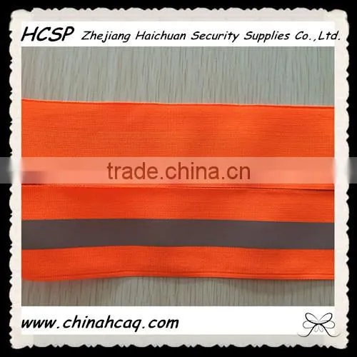 Custom Polyester Knitted Elastic Band, Reflective WebbingTape,Reflective Waved Webbing for Safety Garment photo-4