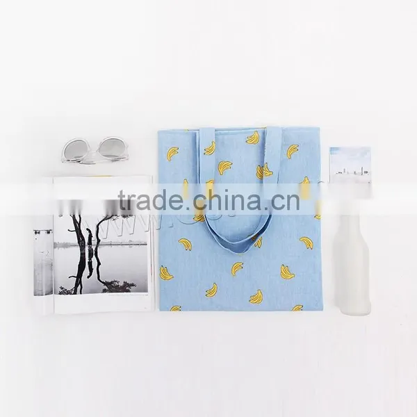 Chinese Supplier Shopping Eco Recycled Cotton Fabric Rectangle Tote Bag Cotton photo-4