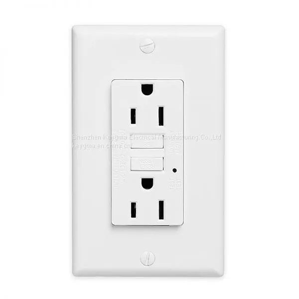 UL Listed 15A Self Test GFCI Outlet for Bathroom Kitchen
