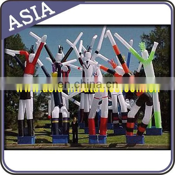 Inflatable Wavyman Family, Inflatable Sky Puppet for Outdoor Event Decoration