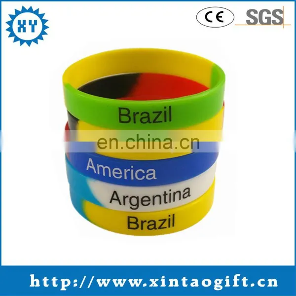 Sports Theme World Cup Silicone Bracelet in the Hote Sale