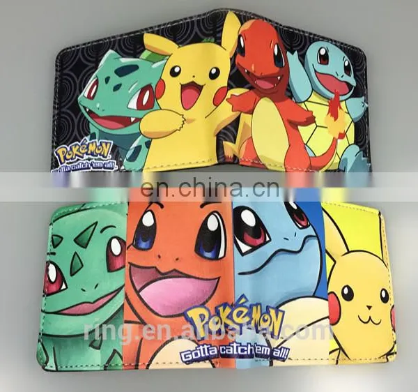 Hot Game Pokemon Go Wallets Cute Cartoon Pocket Monster Wallets BilleteraFor Teenager Boy Girls Leather Money Bag Purse photo-3