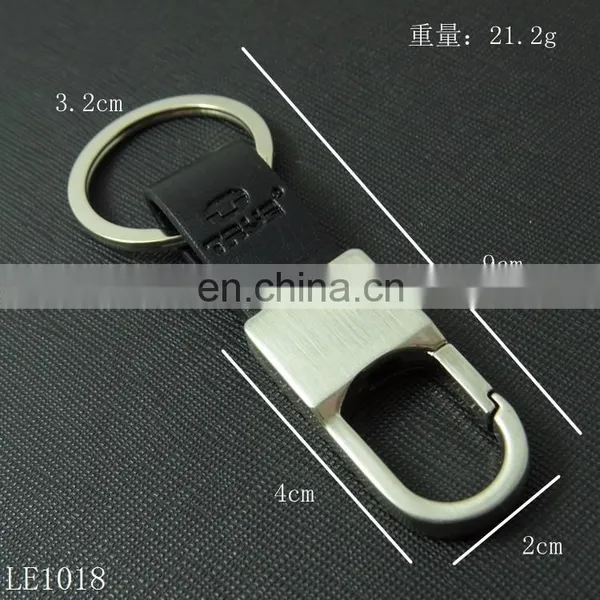 Auto Leather Keychain Custom Leather Key Holder Automobile Keyring photo-6