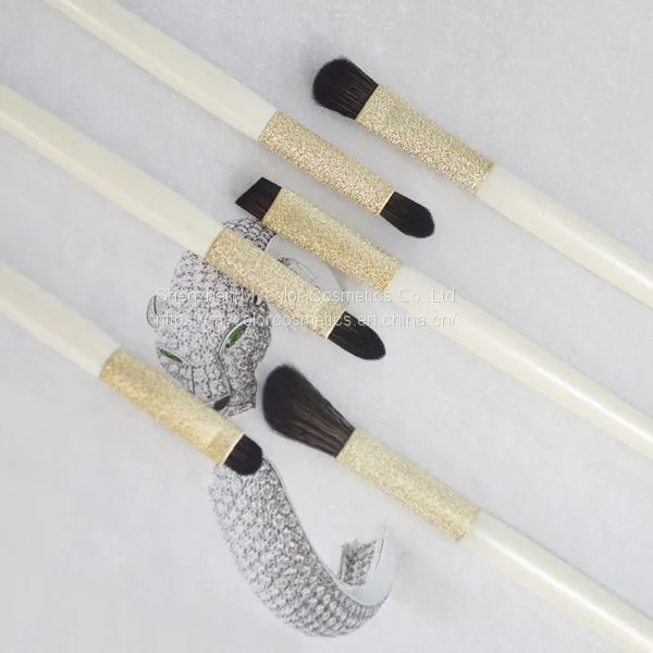 6pcs Bling Synthetic Eyeshadow Brush Makeup Brush Set for Beginner Smooth Cosmetic Set photo-5