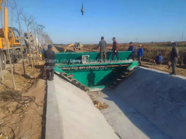 Baoying Drainage Ditch Slipform Machine/trapezoidal Channel Forming Machine/rectangular Side Ditch Slipform Machine photo-5