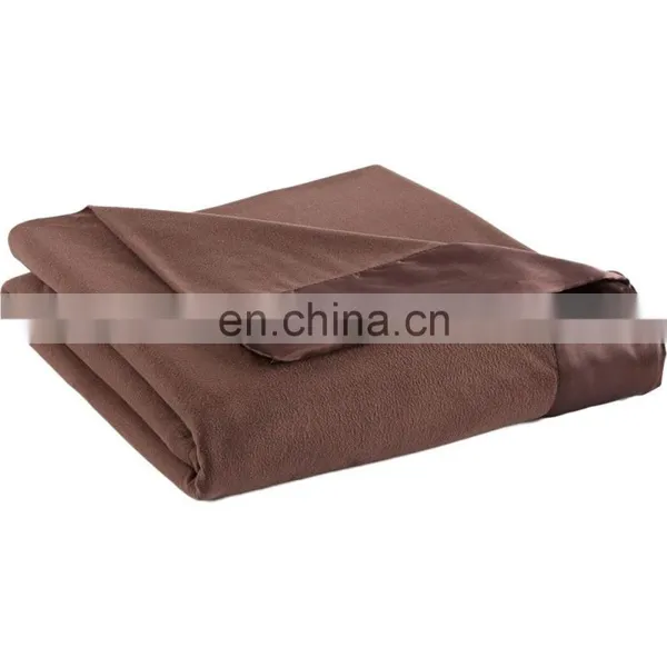 Factory Manufactured Polyester Fleece Flame Retardant Blanket Military photo-3