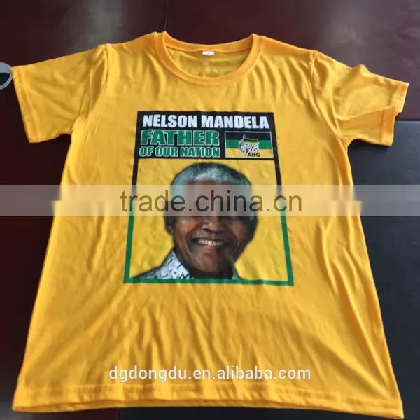 Cheap Election T-Shirts 100% Cotton Printed Shirts for Men photo-2