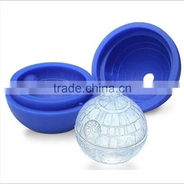 Death Star Silicone Ice Ball Mold/silicone Ice Ball/silicone Ice Cube Trays photo-2