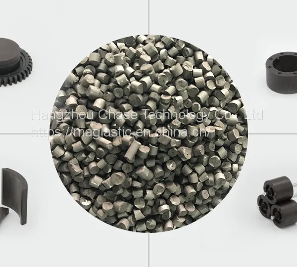 Bonded SmFeN Magnetic Compounds