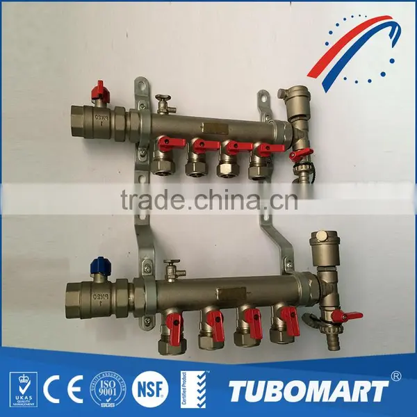 Factory Supply New Design Water Gas Distribution Pex Pipe Manifold With Manual Control Valve photo-2