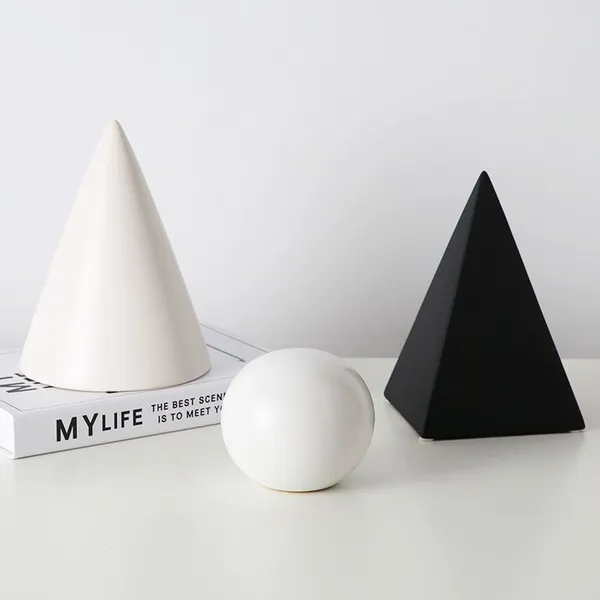 Abstract Pyramids Painted Luxurious Decoration Pyramids Table Decor,Accessories Wholesale photo-2