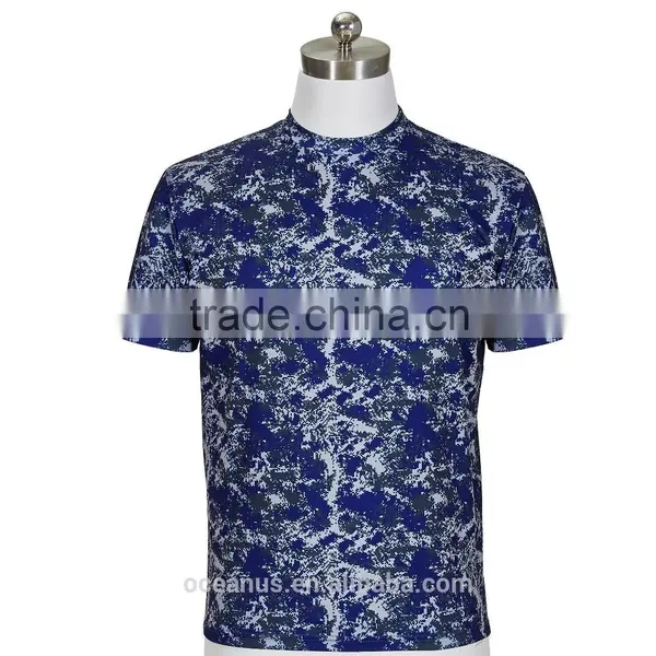 100% Poly Knit Mens Sublimation Print T Shirts photo-3