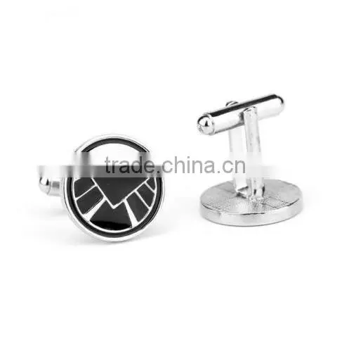 Aegis Board Shield Cufflinks Avengers Captain America Shield Cufflinks photo-4