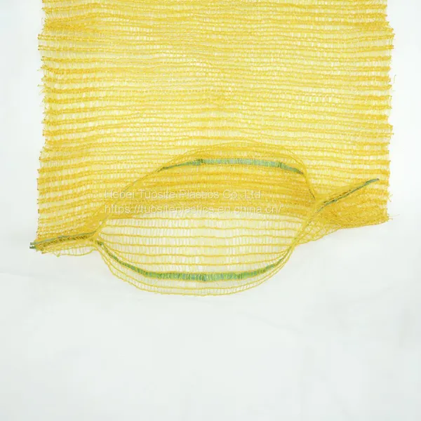 Plastic Hdpe Bag 50x80 Raschel Mesh Bag for Packing 40kg Potatoes photo-3