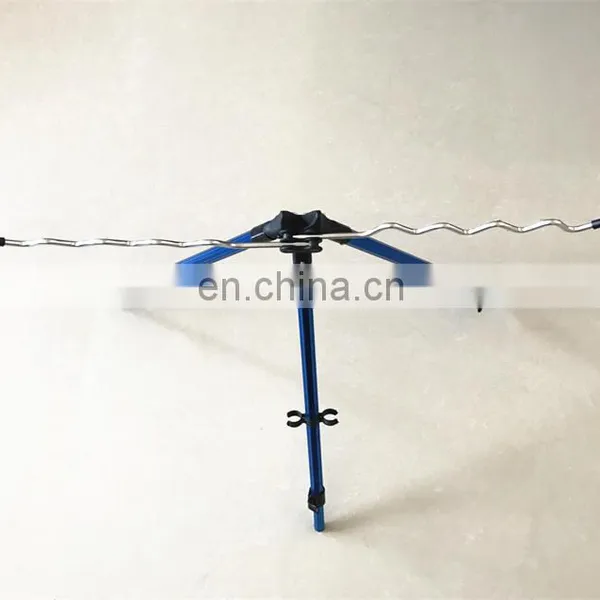 Outdoor Fishing Rod Telescopic Support 9 Rods Holder Sea Beach Fishing Rod Rests Tripod Stand Holder photo-2