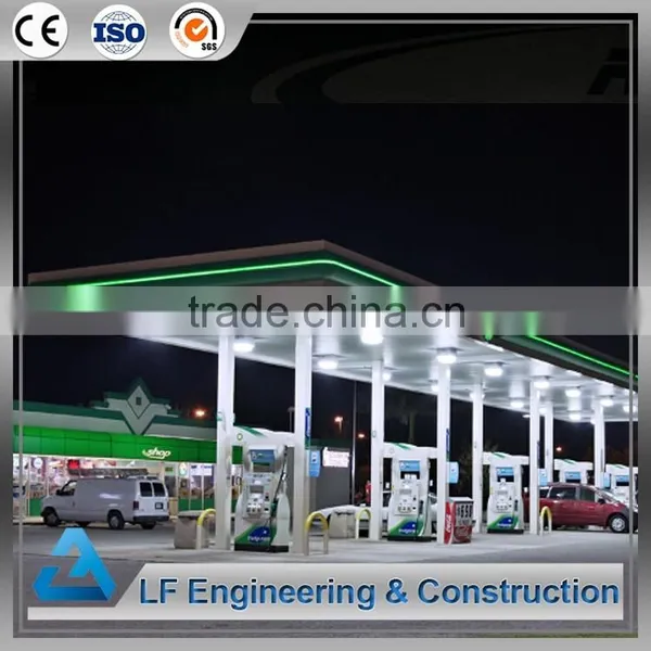 Prefab Ball Joint Large Span Space Frame Gas Station Canopy photo-5