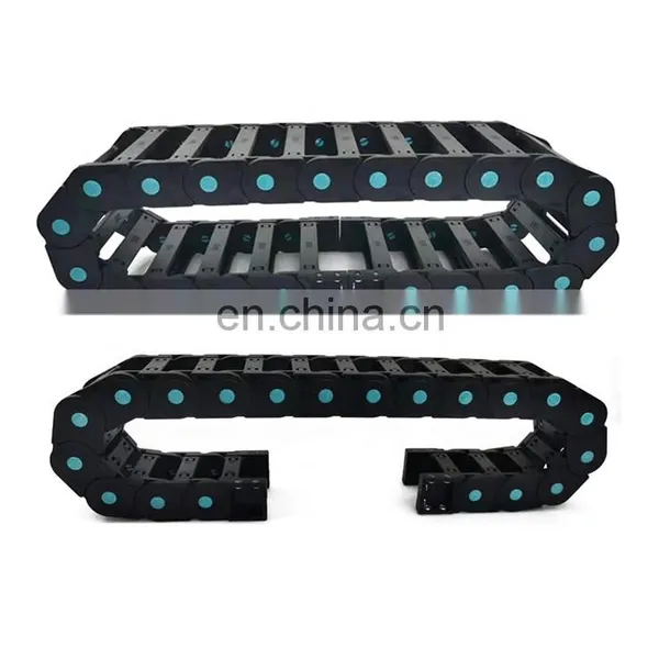 Manufacturer Supply Carrier Chain Cable Plastic 35/45/56/65mm Plastic Height Nylon Cable Drag Chain With Cable Chain photo-2