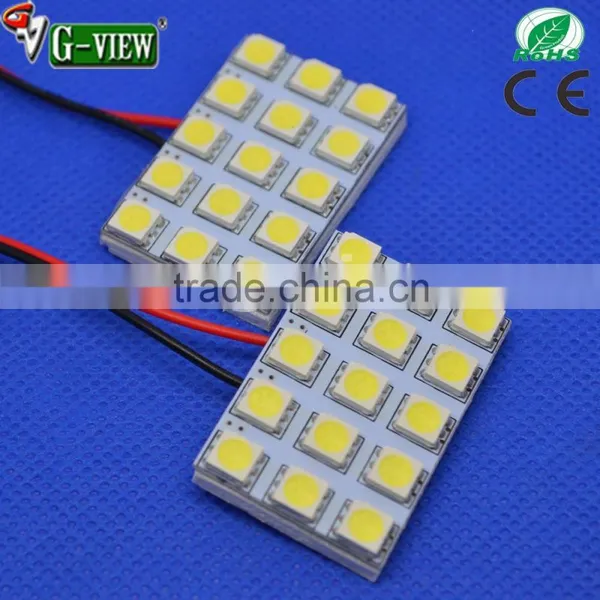 Superbright 12v Auto Led Lighting Doom 15SMD 5050 Car Led Panel Interior Dome Light Bulb photo-4