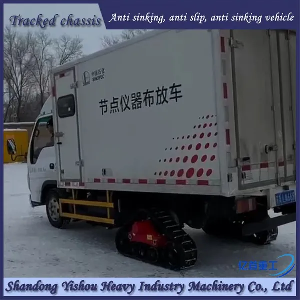Truck Modification With Rubber Tracks, Half Chain Tracks, Snow Anti-skid and Anti Sinking Features photo-2