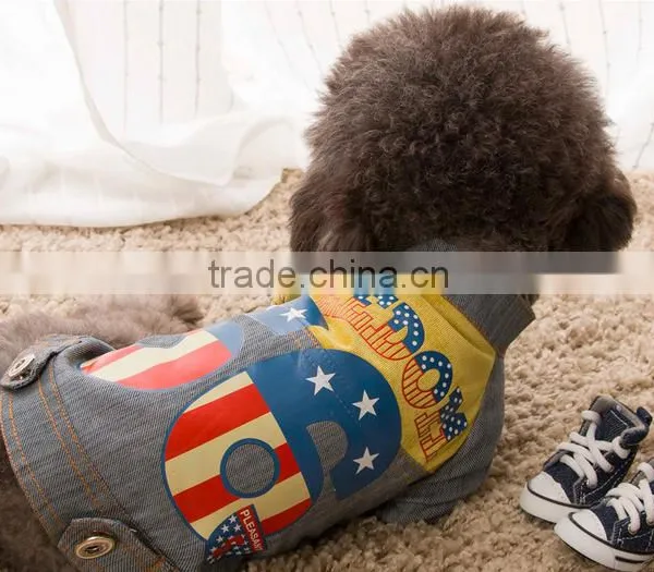 Cowboy Mix Color Dog Outfits Pet Dog Clothes for Teddy photo-2