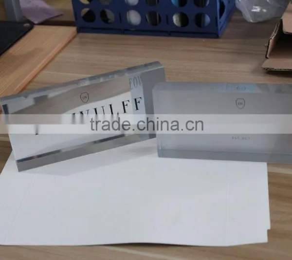Acrylic Nameplate Acrylic Block Logo Table Display TL101 photo-3