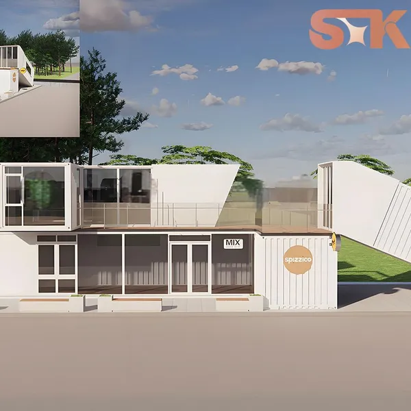 SXKON Snack Street Creative Container Mobile House photo-4