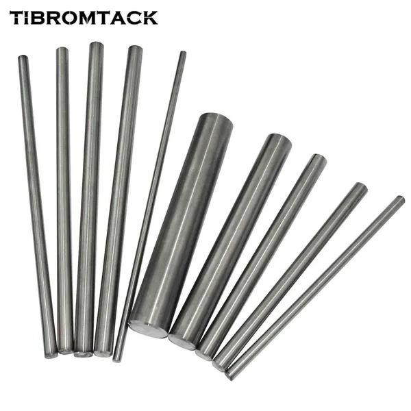 Gr5 Titanium Rod, TC4 Dia 6mm 0.2362'' x L 500mm 19.685'' Titanium Alloy Bar, 5pcs High Purity Titanium Round Rod, 6Al-4V Customizable Ti Bar photo-4