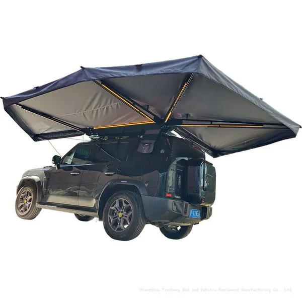 Car Side 270° Awning Plus,carmounted Rotating Sky Curtain,aluminum Alloy Oxford Cloth Canopy,camping Rainproof Sunshade photo-5