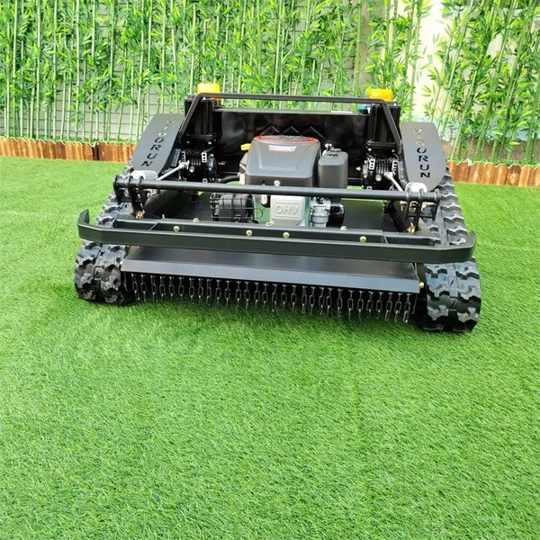 Petrol Time-saving and Labor-saving Rechargeable Battery Support Walking Gasoline RC Controlled Lawn Mower photo-3