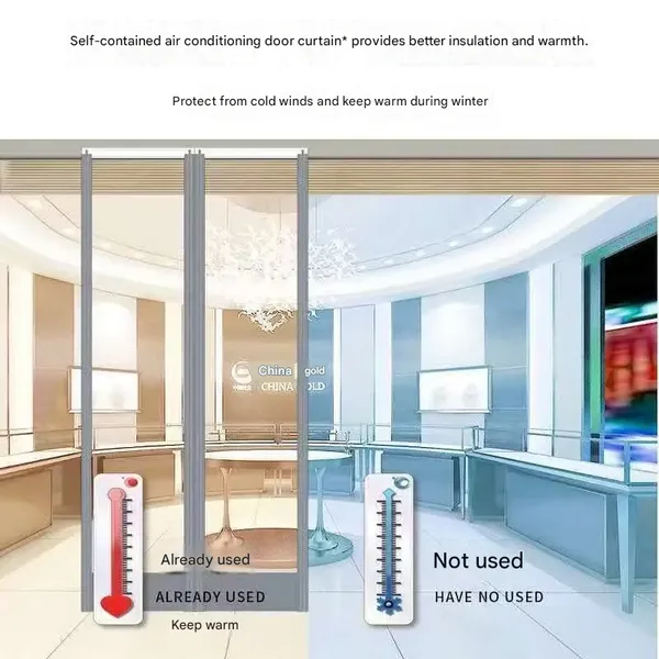 75cm X 190cm PVC Magnetic Door Curtain for RV and Outdoor Use