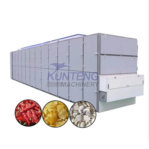 Multi Function Continuous Pepper Dehydration Cassava Dryer Potato Processing Machine Fruit Drying Machine EPC
