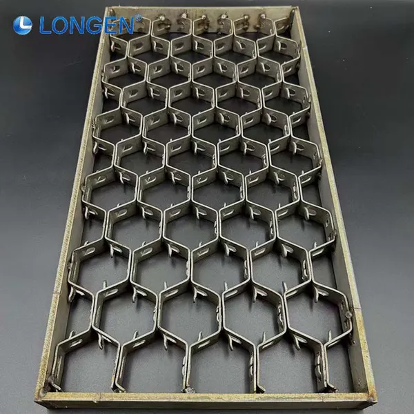 Pure Industrial Hex Steel Mesh Standard Hexagonal Cellular Metal Mesh High Temperature Resistant Widely Used photo-3