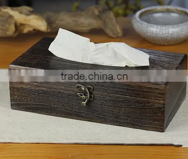 Searun Facial Tissue Box,wooden Tissue Box,wood Holder for Tissue photo-3