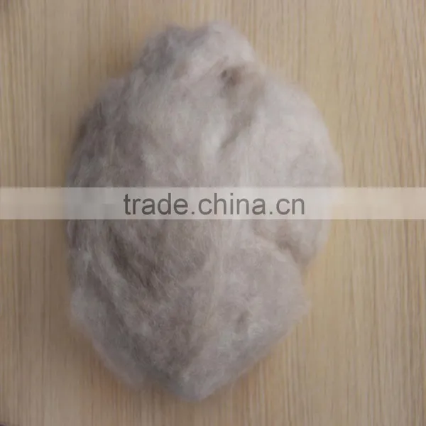 Light Grey Colour Cashmere Fiber 26mm-38mm