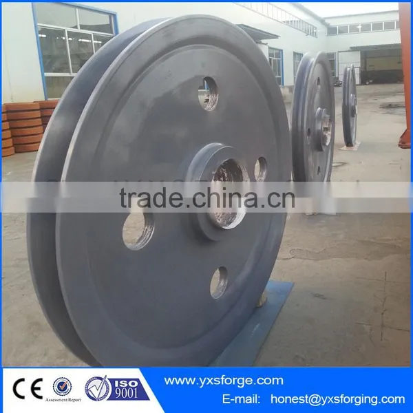 U.S. Type Metal Alloy Steel Pulley With Single Wheel photo-2