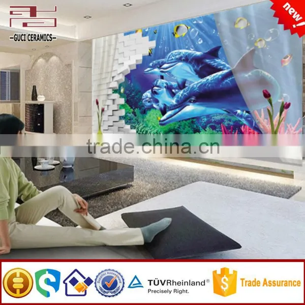 Bathroom Seaworld Picture Porcelain Wall and Floor 3d Tile Most Popular photo-6