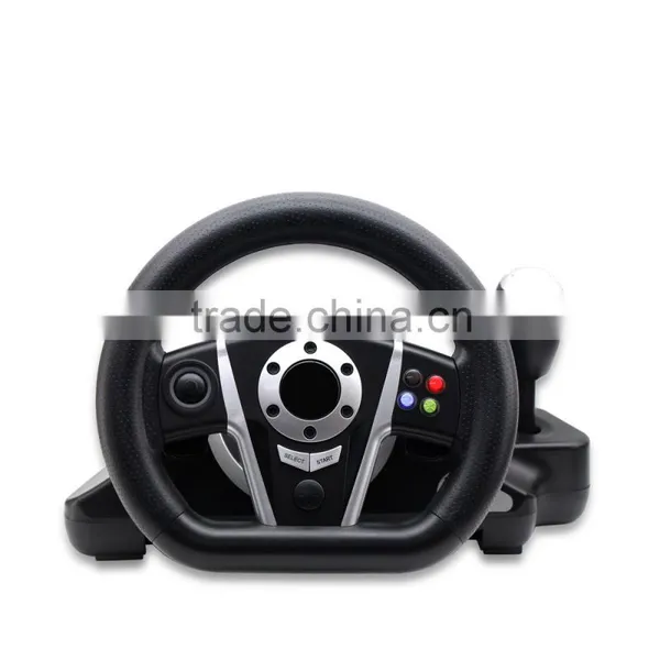 Factory Directly Video Games Accessories for Xbox One / PS3 / PS2 / PC Computer Racing Game USB Steering Wheel Quality Choice photo-2