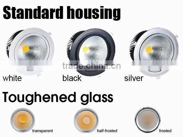 Super Brightness 30w High Efficiency CRI Max97 Led Cob Panel Downlight photo-3