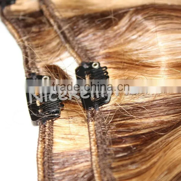 Wholesale High Quality Inch Clip-in Human Hair Extensions 100% Human Hair Best Selling photo-3