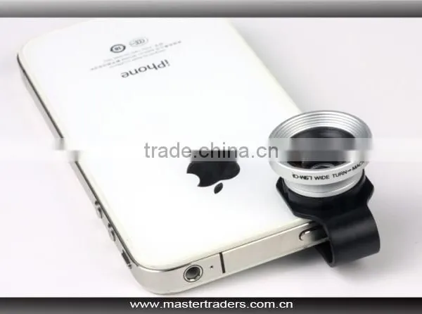 Universal Macro Lens Fisheye + Wide Angle Lens Clip for Phones MT-1848